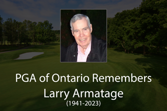 PGA Mengingat Kehidupan Profesional, Tn. Larry Armatage